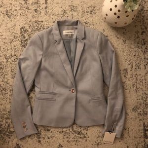 Calvin Klein powder blue jacket